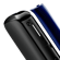Close-up of Navy Blue Augmented Pattern Ploom Aura front panel, detached from device.