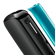 Close-up of Ocean Blue Ploom Aura front panel, detached from device.