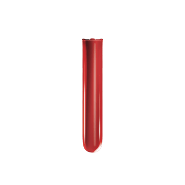 Front-facing view of Ploom Aura front panel in Lava Red color.