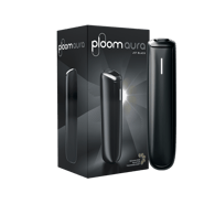 Ploom AURA Jet Black pack with device