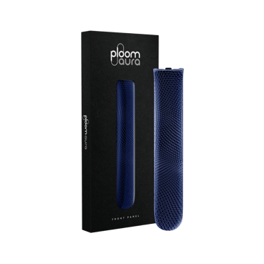 Ploom AURA Front Panel Navy Blue Augmented Pattern pack