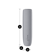 Ploom AURA device with a Lunar Silver Back Cover shown with product dimensions: 10.2cm height x 2.2 cm width and 2.2 cm depth