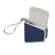 Lateral view of a Denim Leather Fusion Duo Carry Case with Ploom AURA device and sticks (not included)