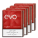 EVO برغندي - 10 عبوات