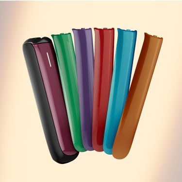 Ocean Blue front panel for Ploom AURA and other assorted front panel color variations.