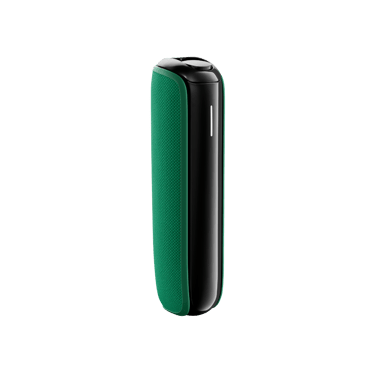 Amazon Green Back Cover for Ploom AURA on device