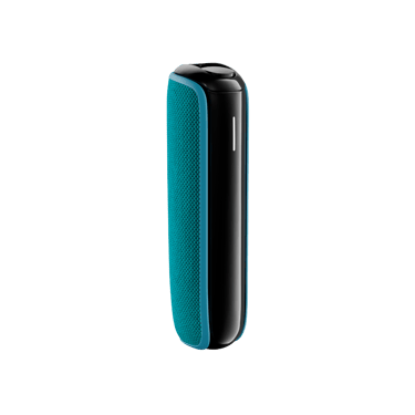 Ocean Blue Back Cover for Ploom AURA on device