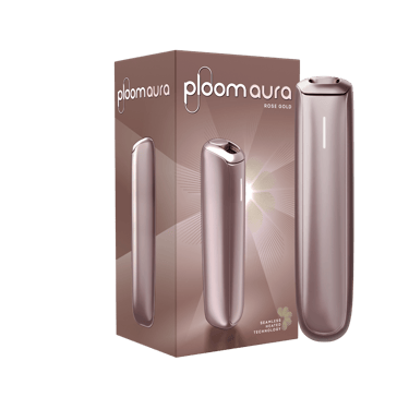 Ploom AURA Rose Gold pack with device