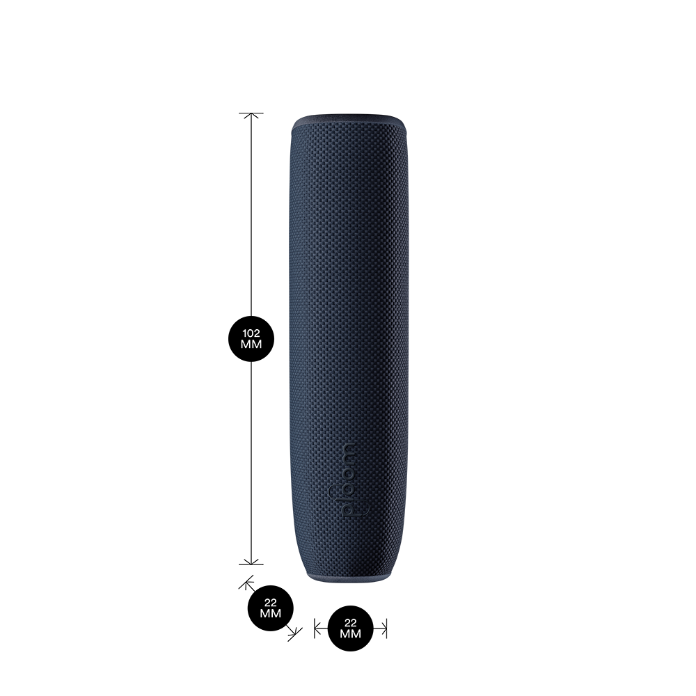ploom-aura-device-with-navy-blue-back-cover-showing-product-dimensions