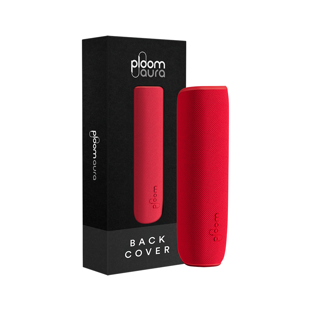 Ploom AURA Back Cover Lava Red pack