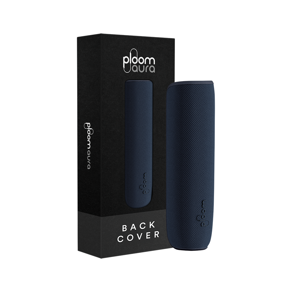 Ploom AURA Back Cover Navy Blue pack