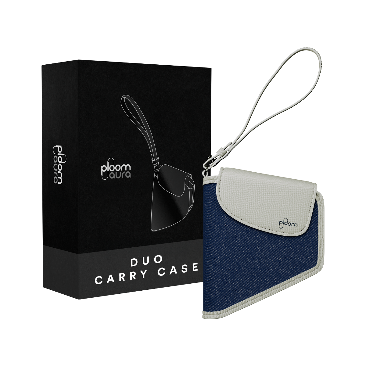 Ploom AURA Duo Carry Case Denim Leather Fusion pack