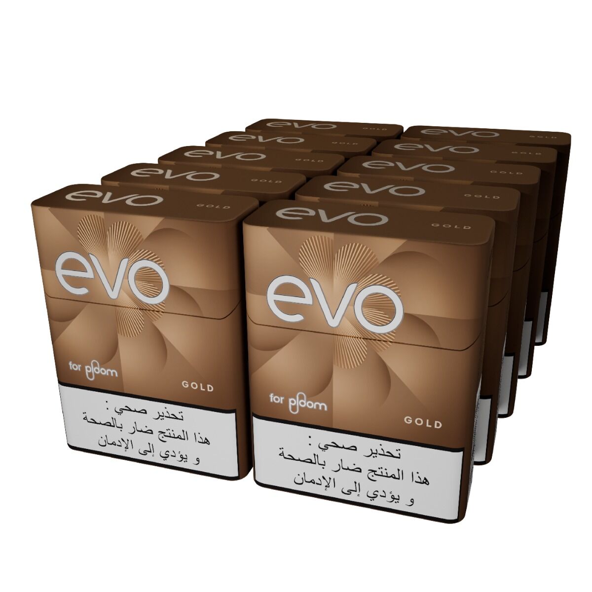 EVO جولد تبغ مسخن - 10 عبوات