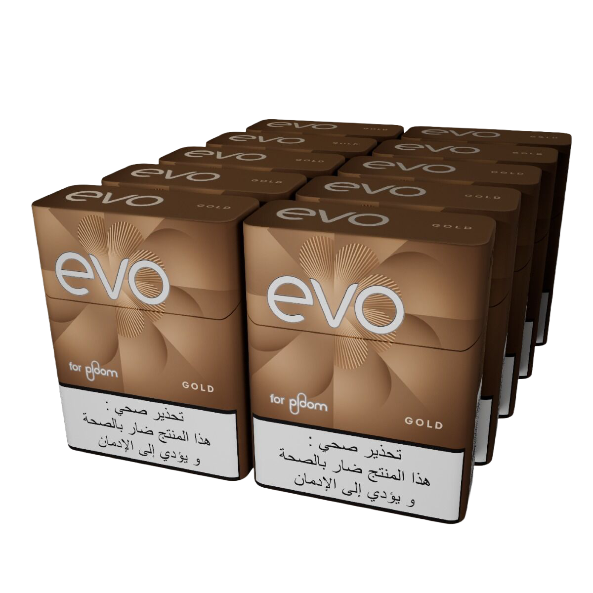 EVO جولد تبغ مسخن - 10 عبوات