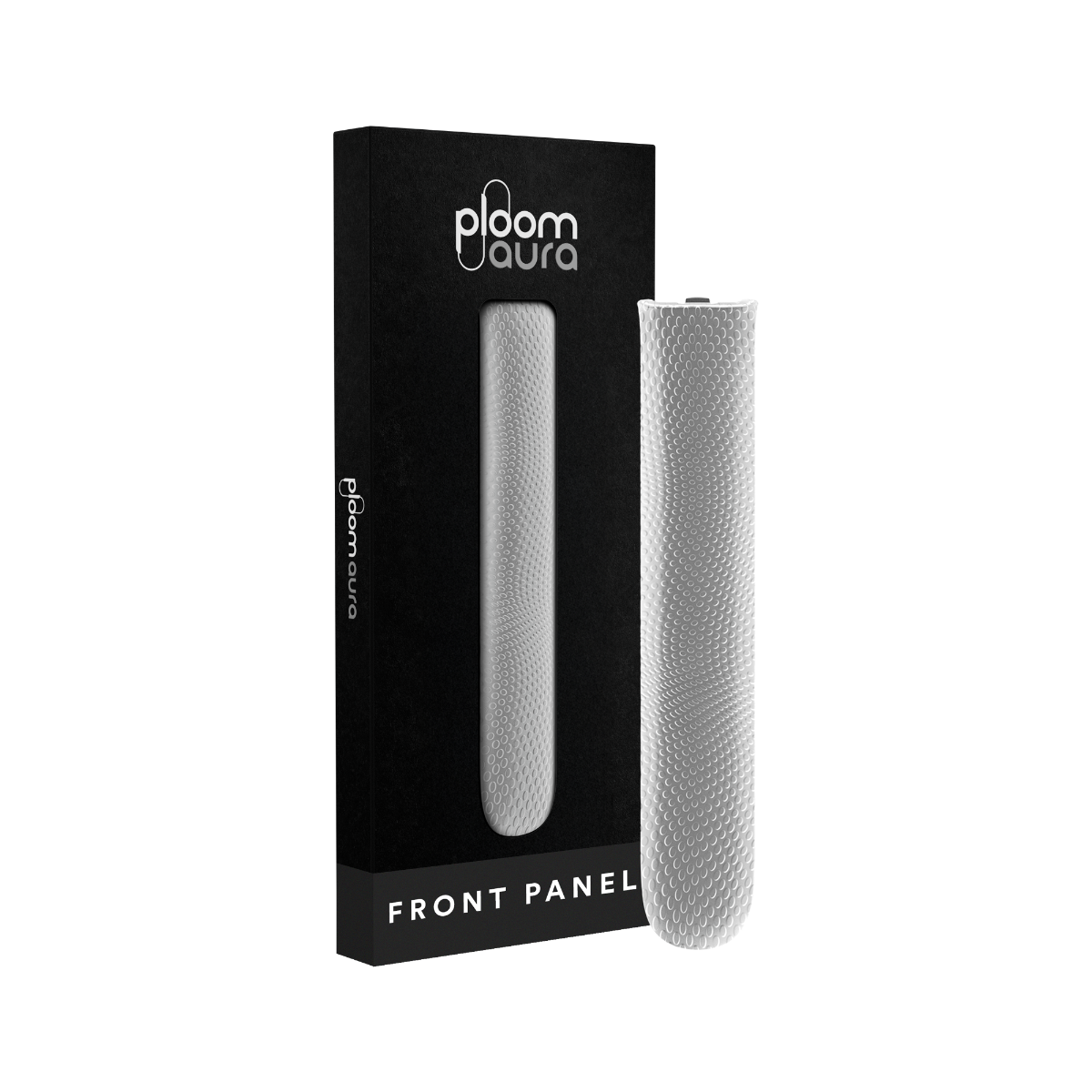 Ploom AURA Front Panel Lunar Silver Augmented Pattern pack