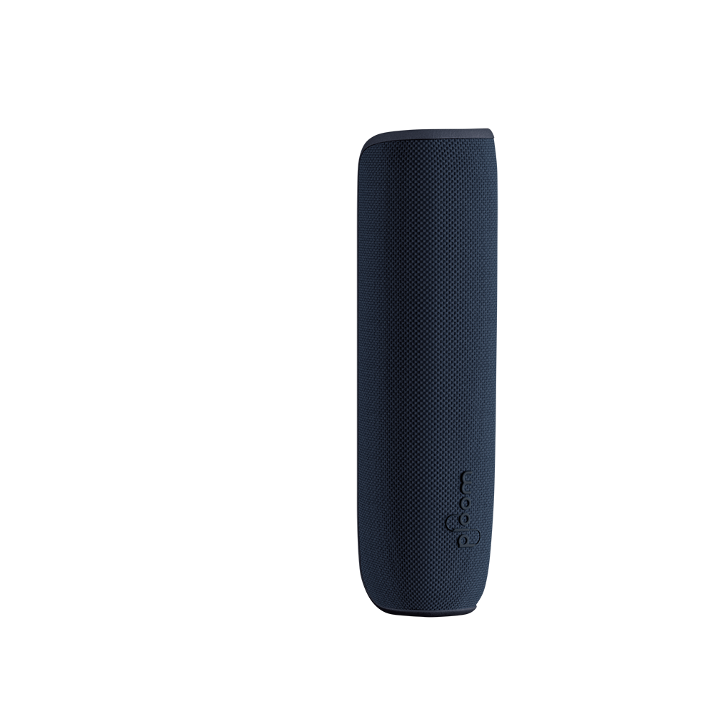 Navy Blue Ploom Aura Back Cover right view.