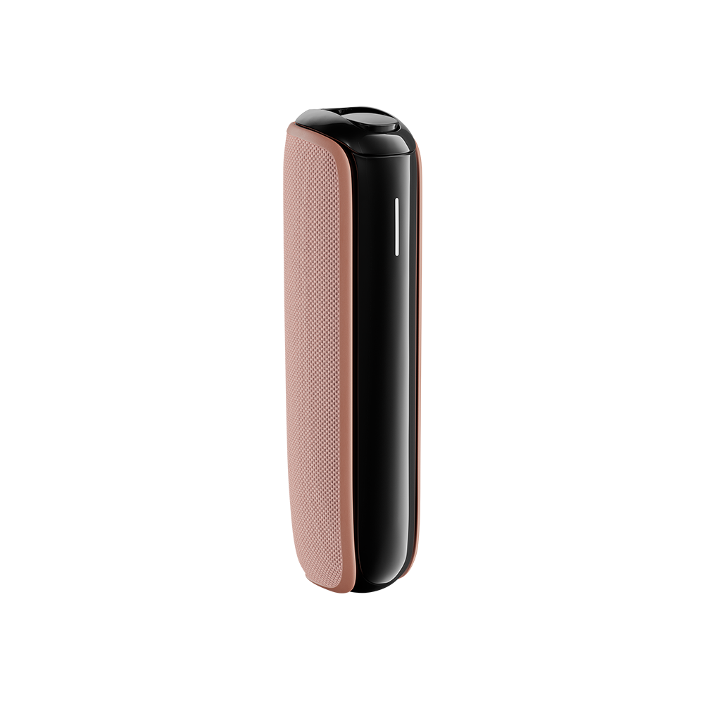 Rose Gold Back Cover for Ploom AURA on device