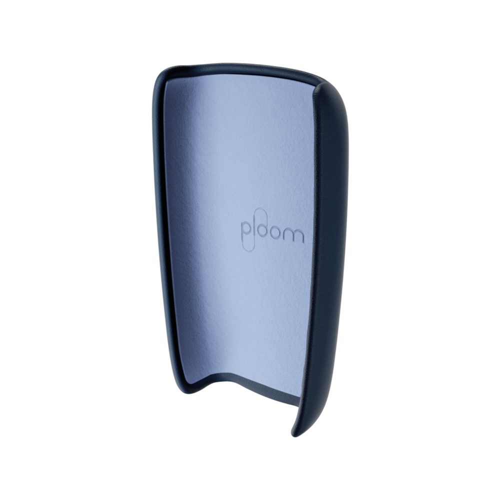 Image of Back Cover Leather Navy Blue