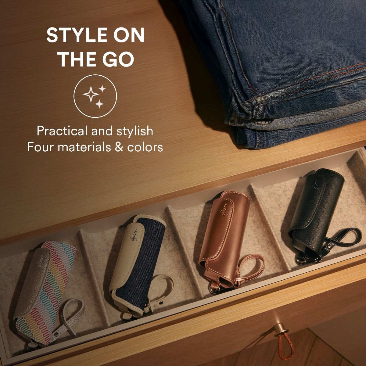 Range of Ploom AURA Solo Carry Cases: Style on the go