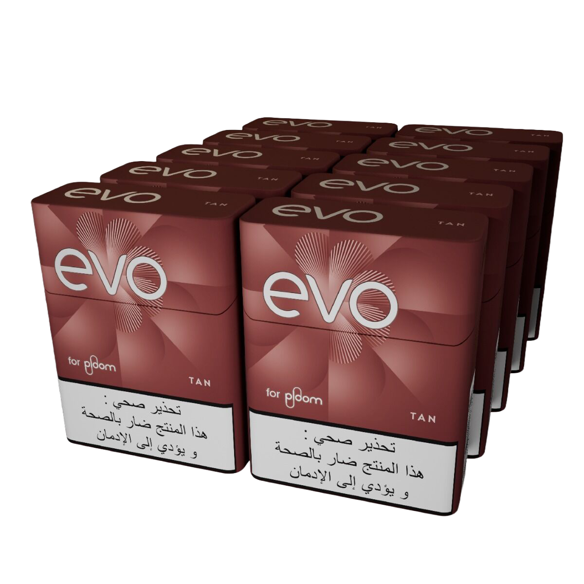 EVO تان تبغ مسخن - 10 عبوات