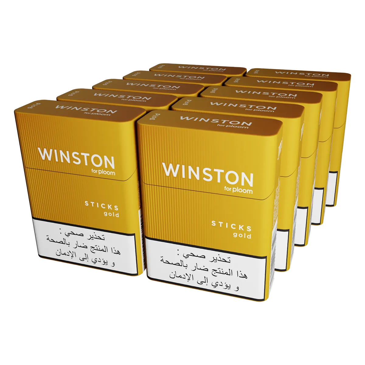 Winston Gold 10 Pack Carton View