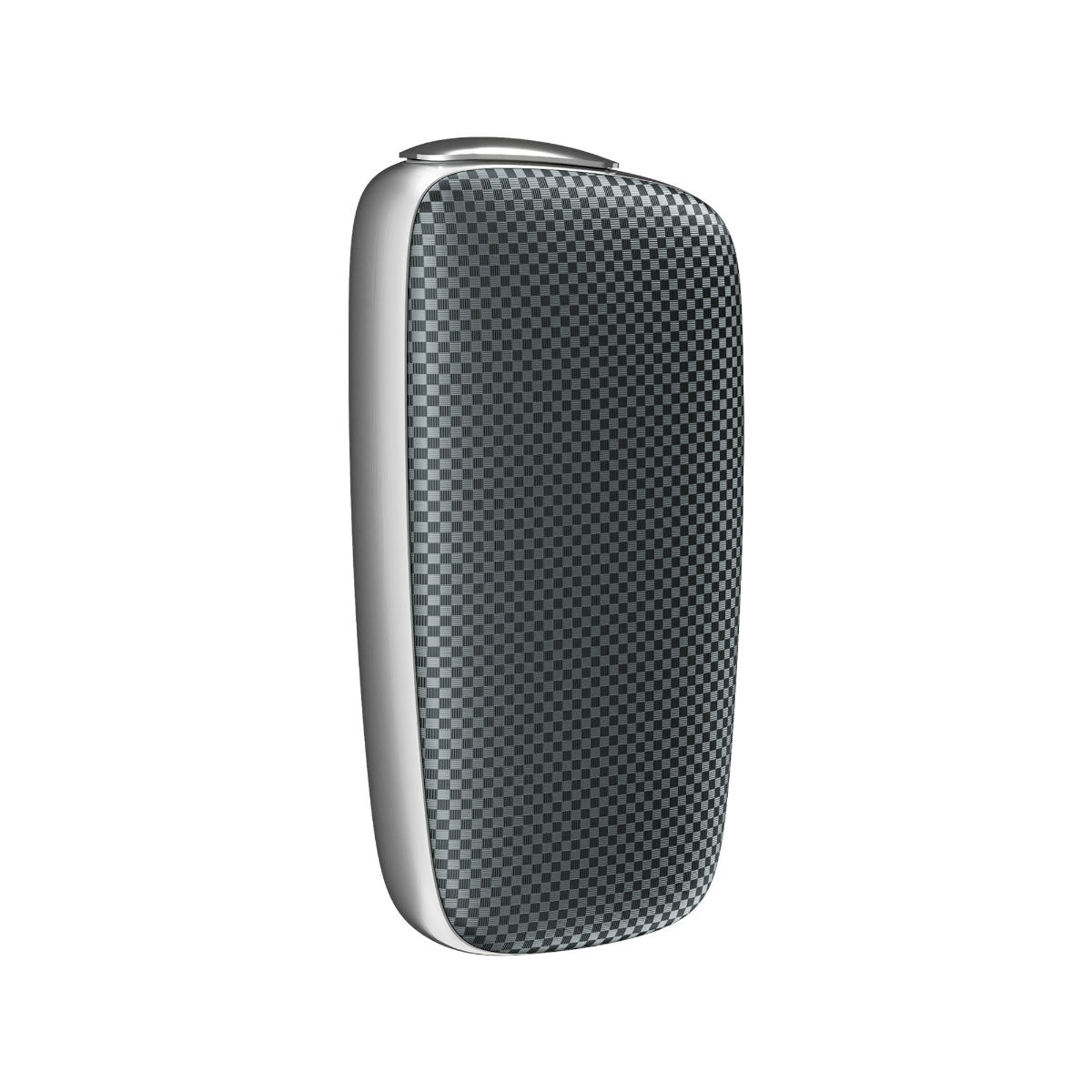 Ploom X Advanced squared front panel slate grey on device